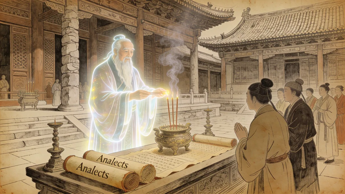 Visual depiction of Confucius