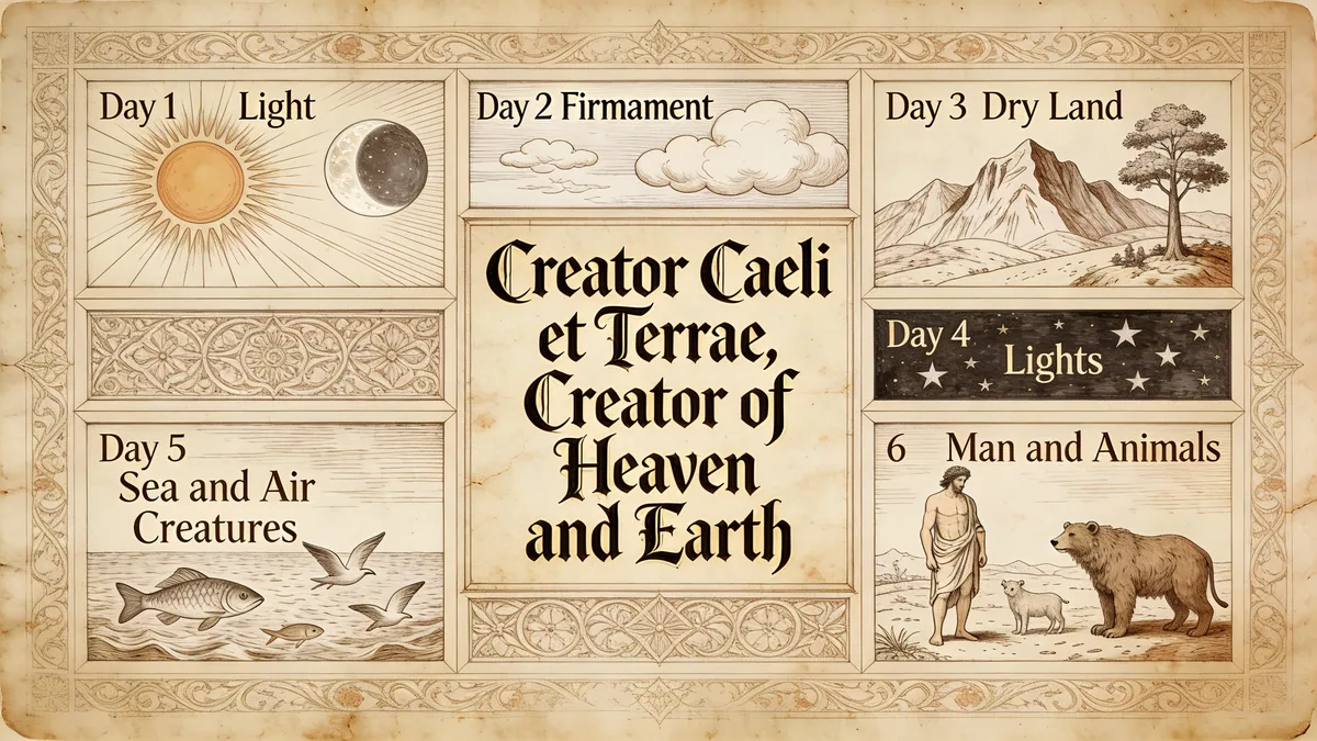 Visual depiction of Creator Caeli et Terrae