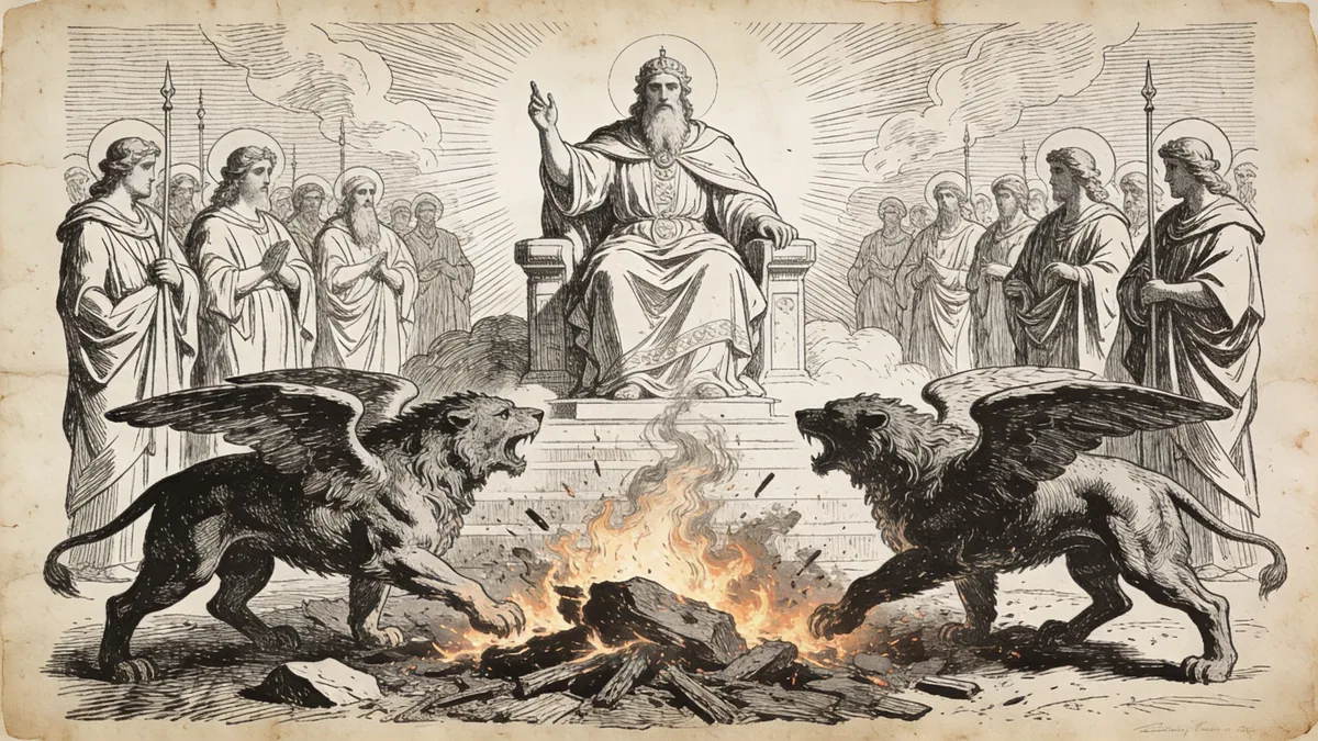 Visual depiction of Daniel 7