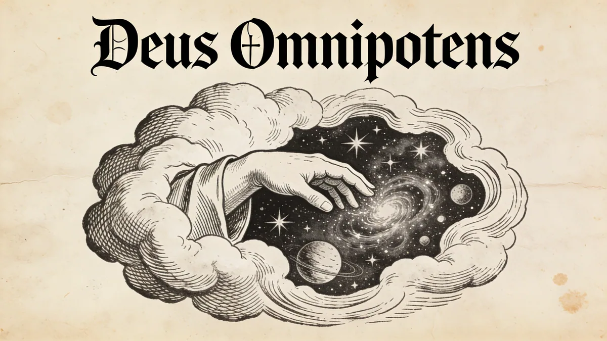 Visual depiction of Deus Omnipotens