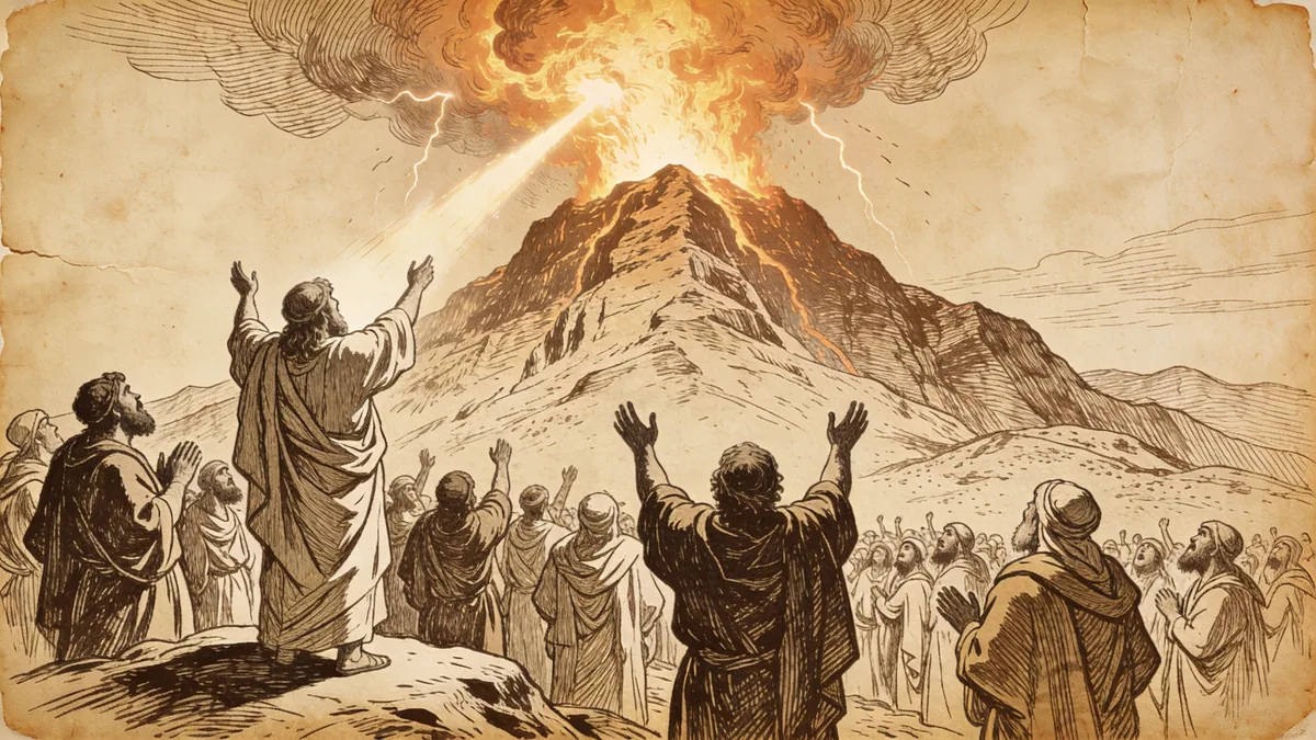 Visual depiction of Deuteronomy 5