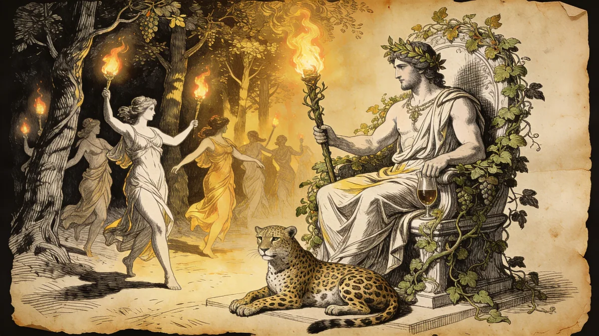 Visual depiction of Dionysus