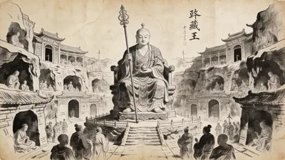 Visual depiction of Dizang Wang