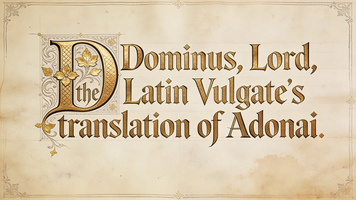 Visual depiction of Dominus