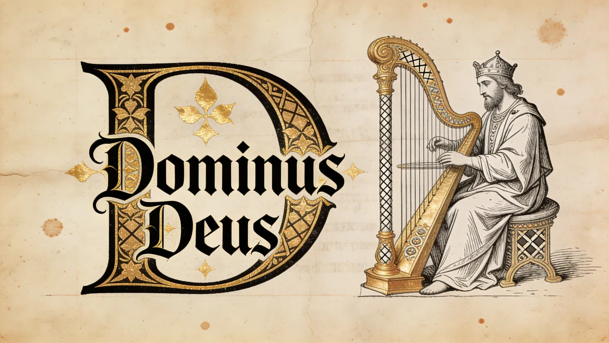 Visual depiction of Dominus Deus