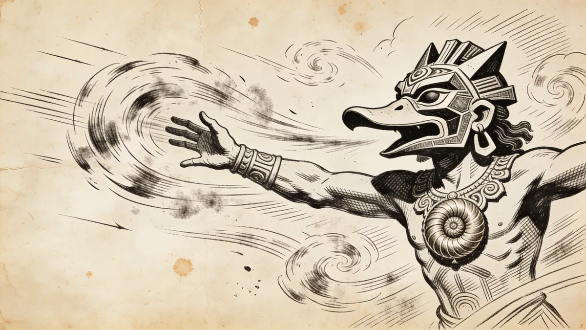 Visual depiction of Ehecatl