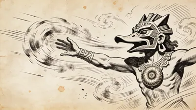 Visual depiction of Ehecatl