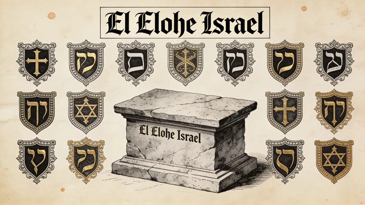 Visual depiction of El Elohe Israel
