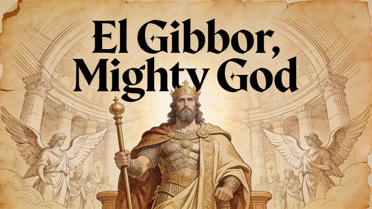 Visual depiction of El Gibbor