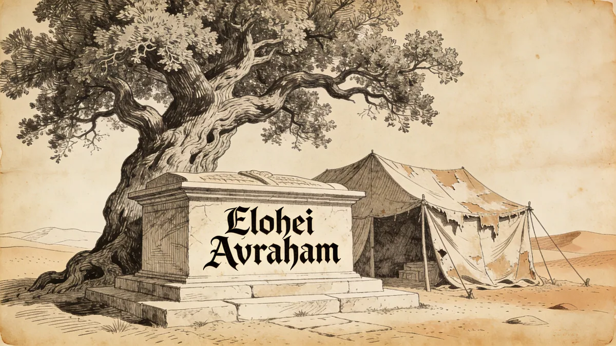 Visual depiction of Elohei Avraham