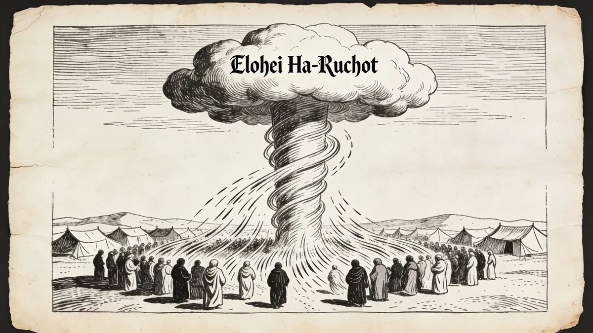 Visual depiction of Elohei Ha-Ruchot