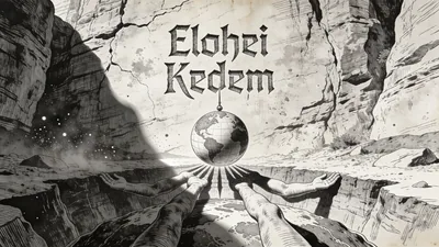 Visual depiction of Elohei Kedem