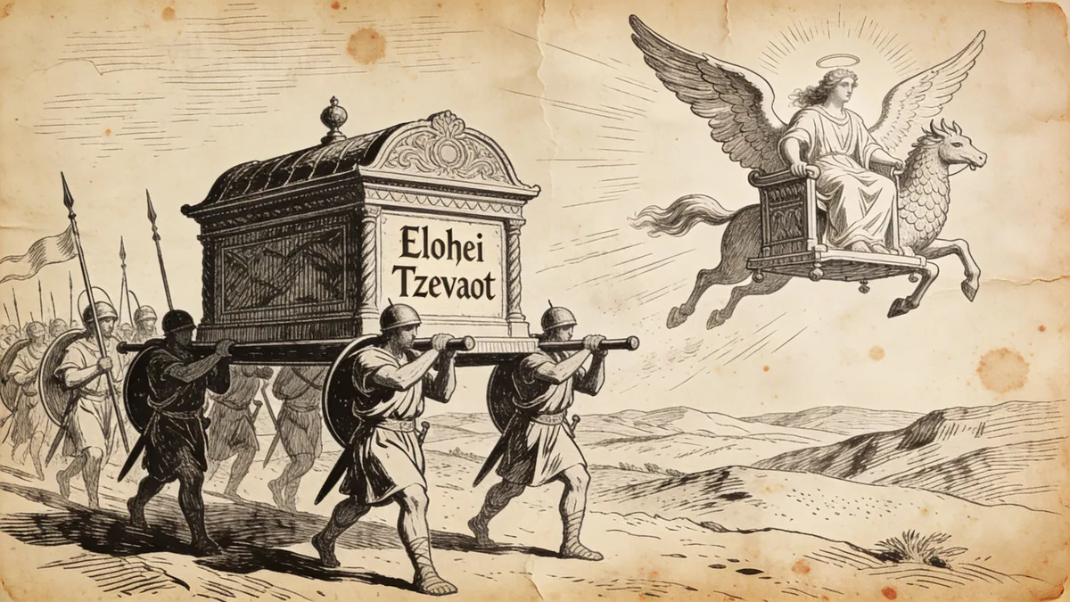Visual depiction of Elohei Tzevaot