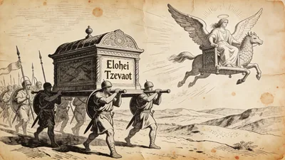 Visual depiction of Elohei Tzevaot
