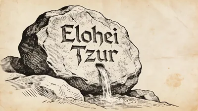 Visual depiction of Elohei Tzur
