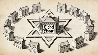 Visual depiction of Elohei Yisrael