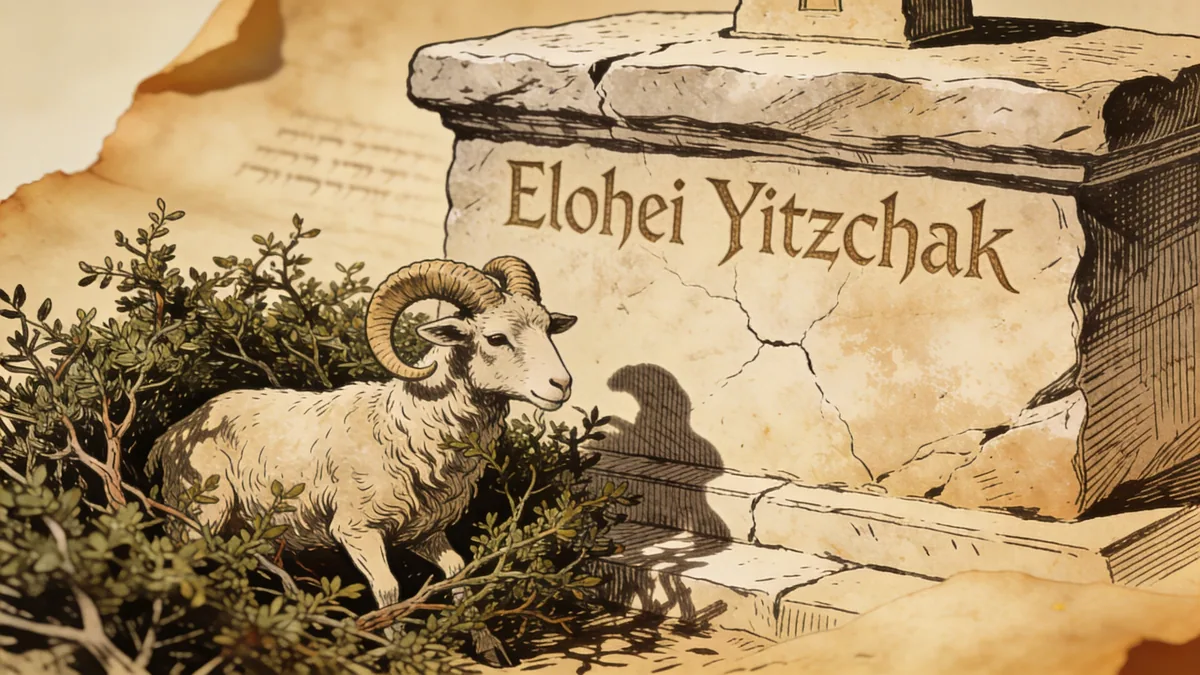 Visual depiction of Elohei Yitzchak