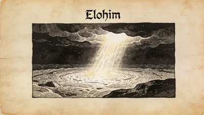 Visual depiction of Elohim