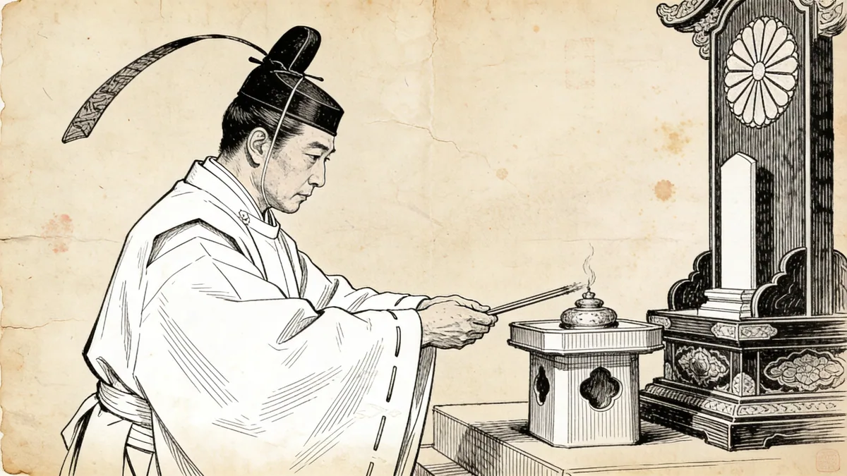 Visual depiction of Emperor Hirohito