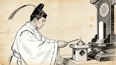 Visual depiction of Emperor Hirohito