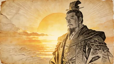 Visual depiction of Emperor Jimmu