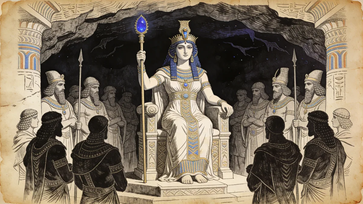 Visual depiction of Ereshkigal