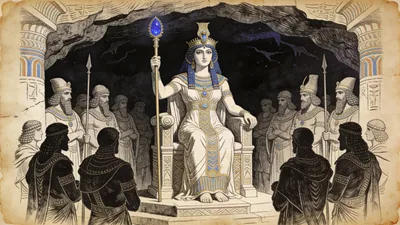 Visual depiction of Ereshkigal