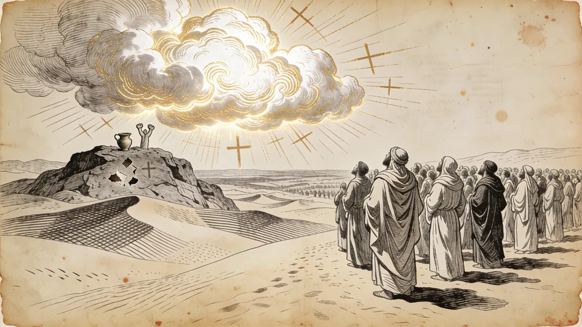 Visual depiction of Exodus 16
