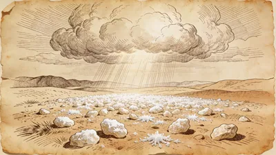 Visual depiction of Exodus 16