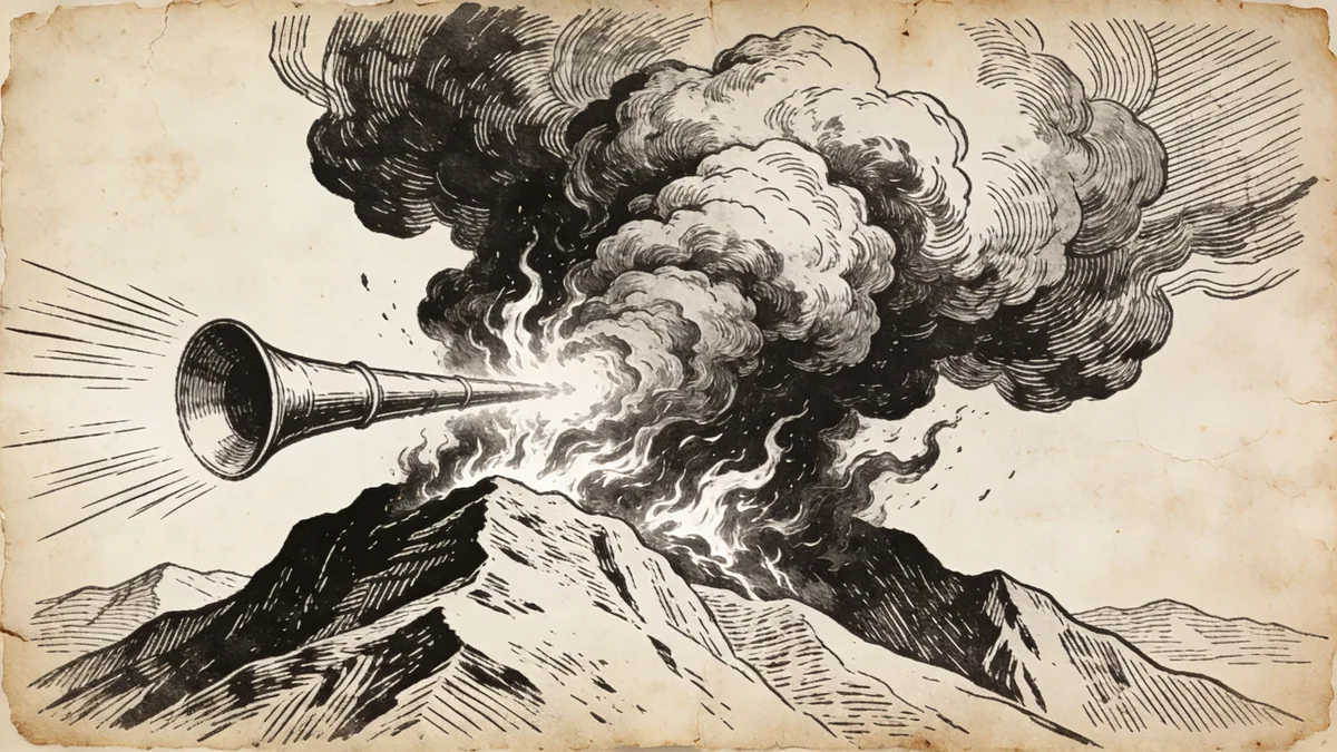 Visual depiction of Exodus 19
