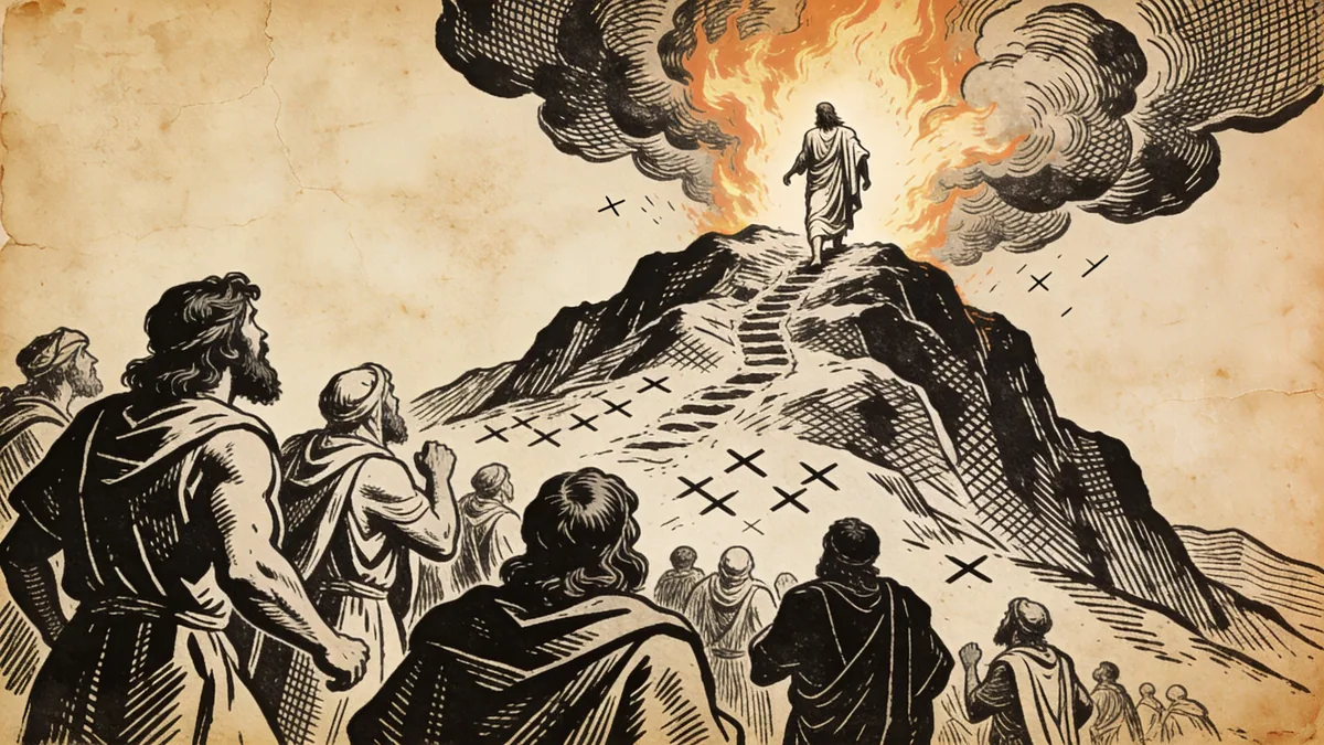 Visual depiction of Exodus 19