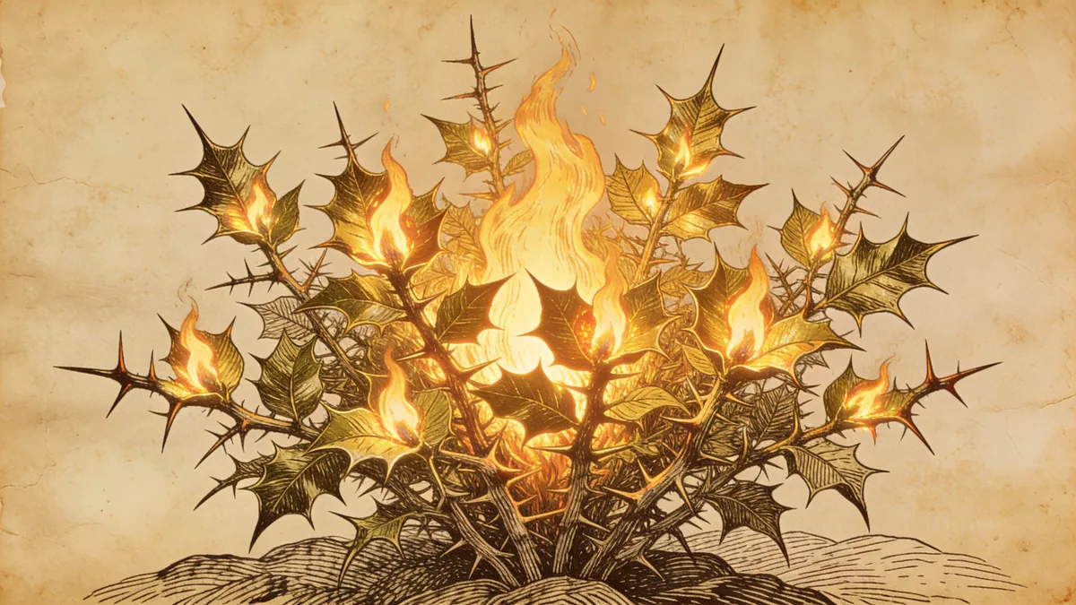 Visual depiction of Exodus 3