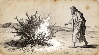 Visual depiction of Exodus 3