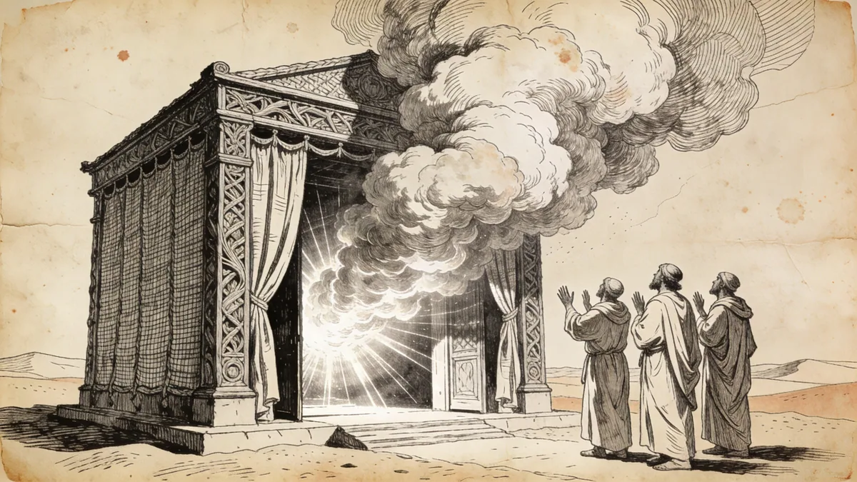Visual depiction of Exodus 40