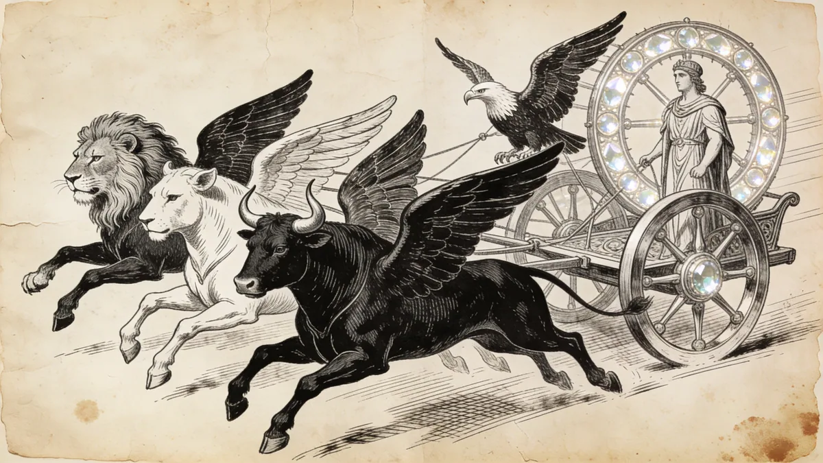 Visual depiction of Ezekiel 1