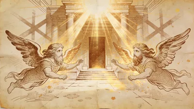 Visual depiction of Ezekiel 10