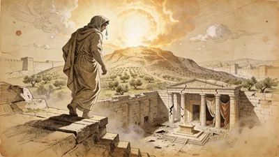 Visual depiction of Ezekiel 11