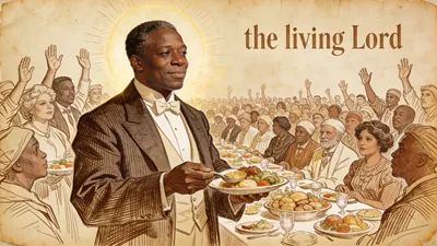 Visual depiction of Father Divine