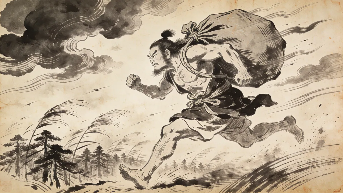 Visual depiction of Fujin