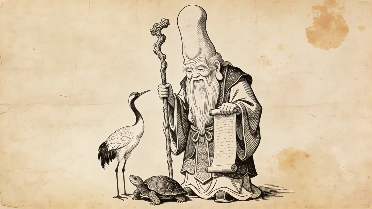 Visual depiction of Fukurokuju