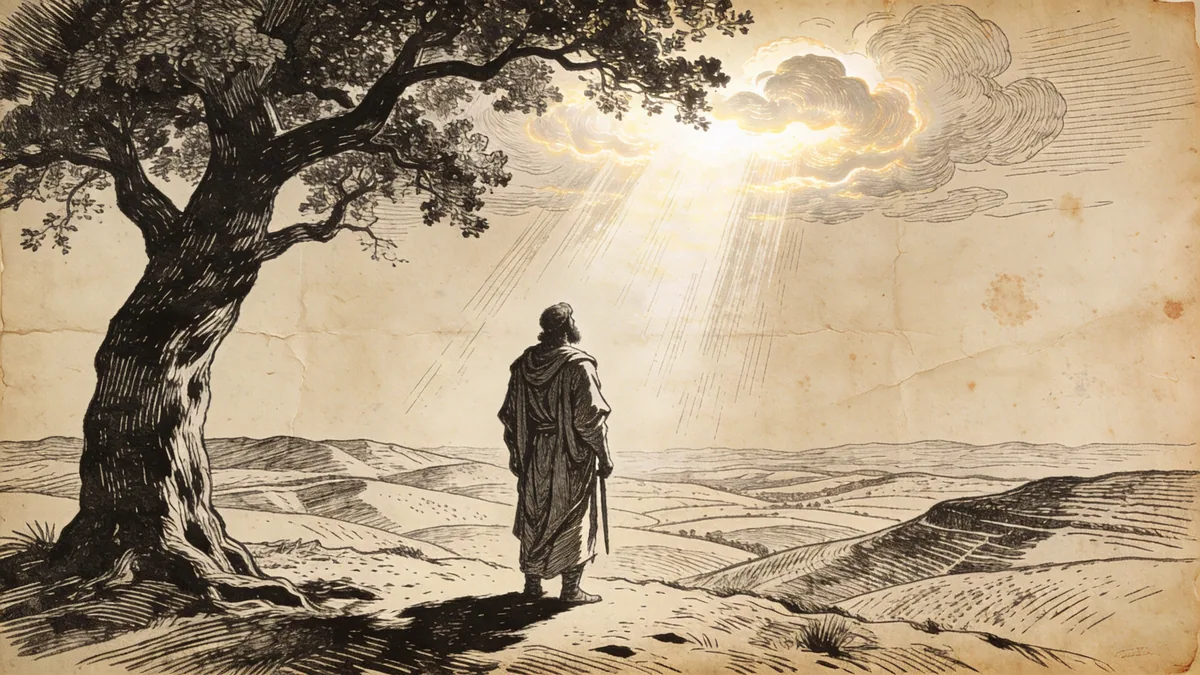 Visual depiction of Genesis 12:7