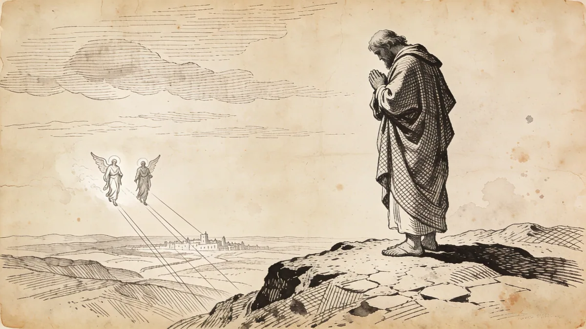 Visual depiction of Genesis 18