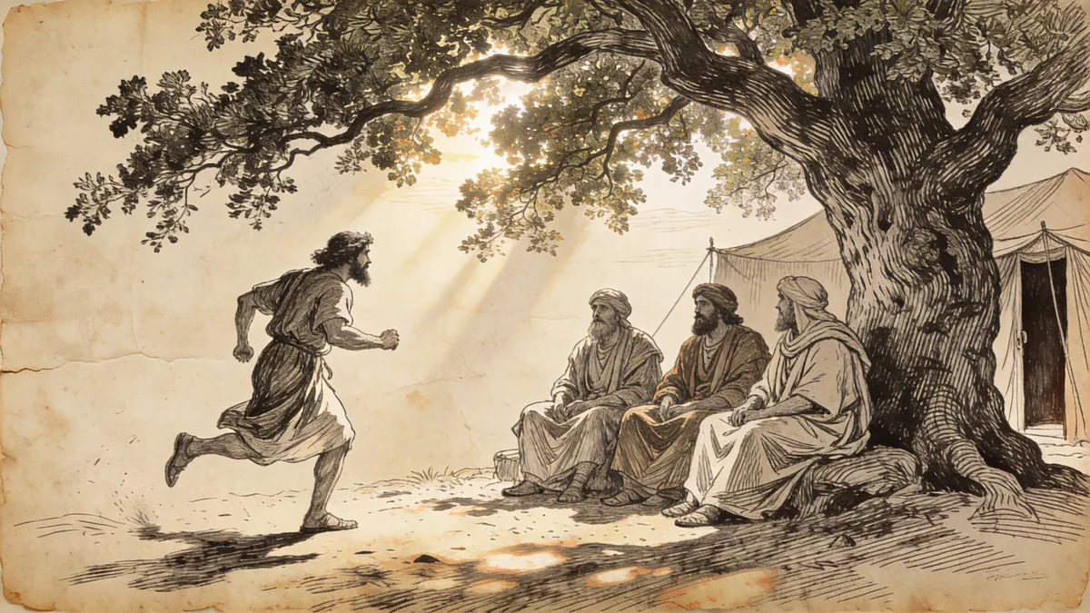 Visual depiction of Genesis 18
