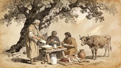 Visual depiction of Genesis 18