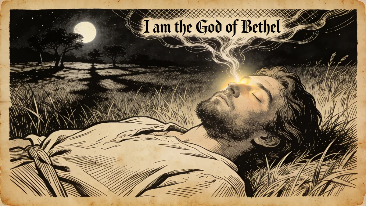 Visual depiction of Genesis 31