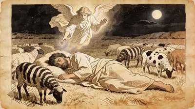 Visual depiction of Genesis 31