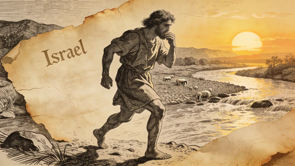 Visual depiction of Genesis 32