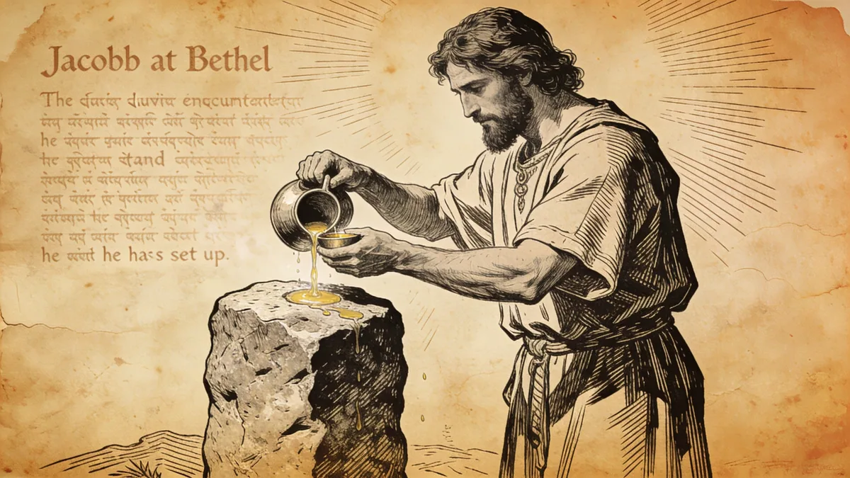 Visual depiction of Genesis 35