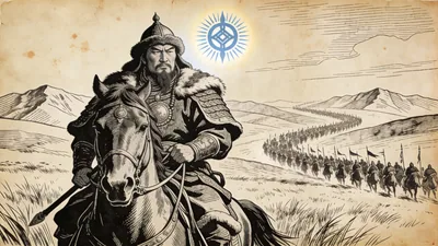Visual depiction of Genghis Khan