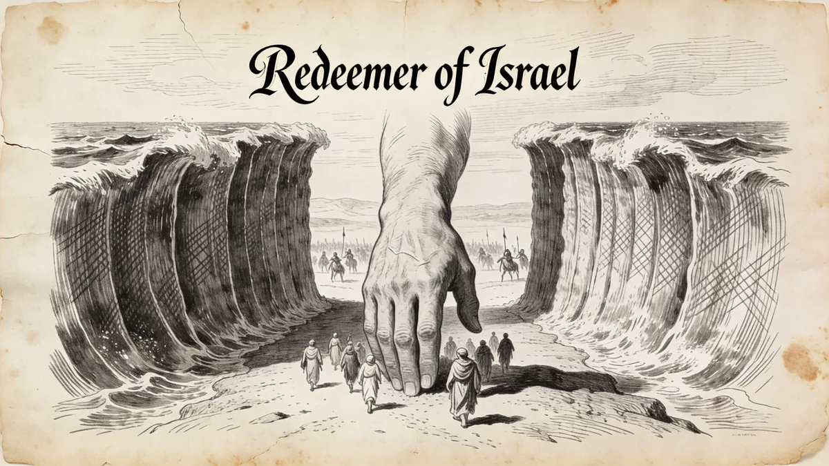 Visual depiction of Go'el Yisrael